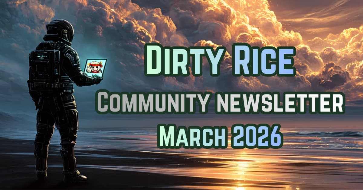 Dirty Rice Gaming Community Newsletter: March 2026