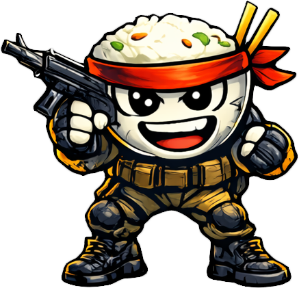 Rice Guy, the new community representative for Dirty Rice Gaming